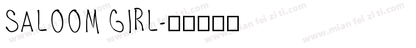 SALOOM GIRL字体转换